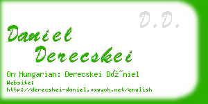 daniel derecskei business card